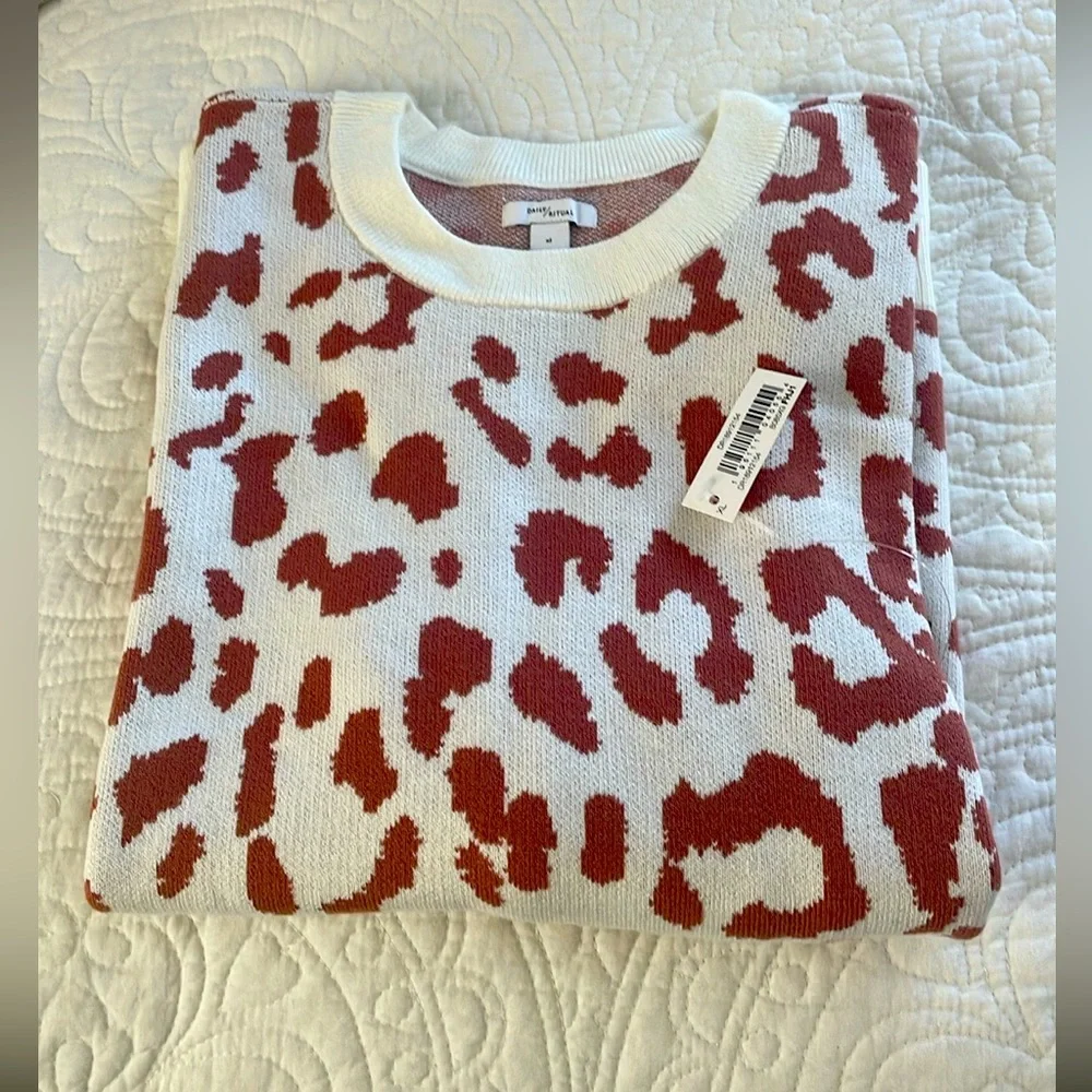 Leopard Crewneck Sweater - Picture 1 of 2